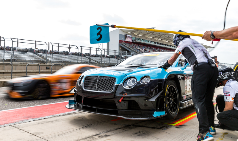 Illustration for article titled No. 3 K-Pax Bentley Rides The Jalopnik Bump To A World Challenge GTA Class Win
